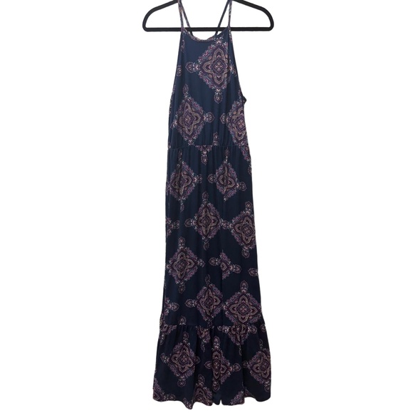 French Grey Dresses & Skirts - French Grey Stitch Fix Paisley Sleeveless Maxi Dress Size Small